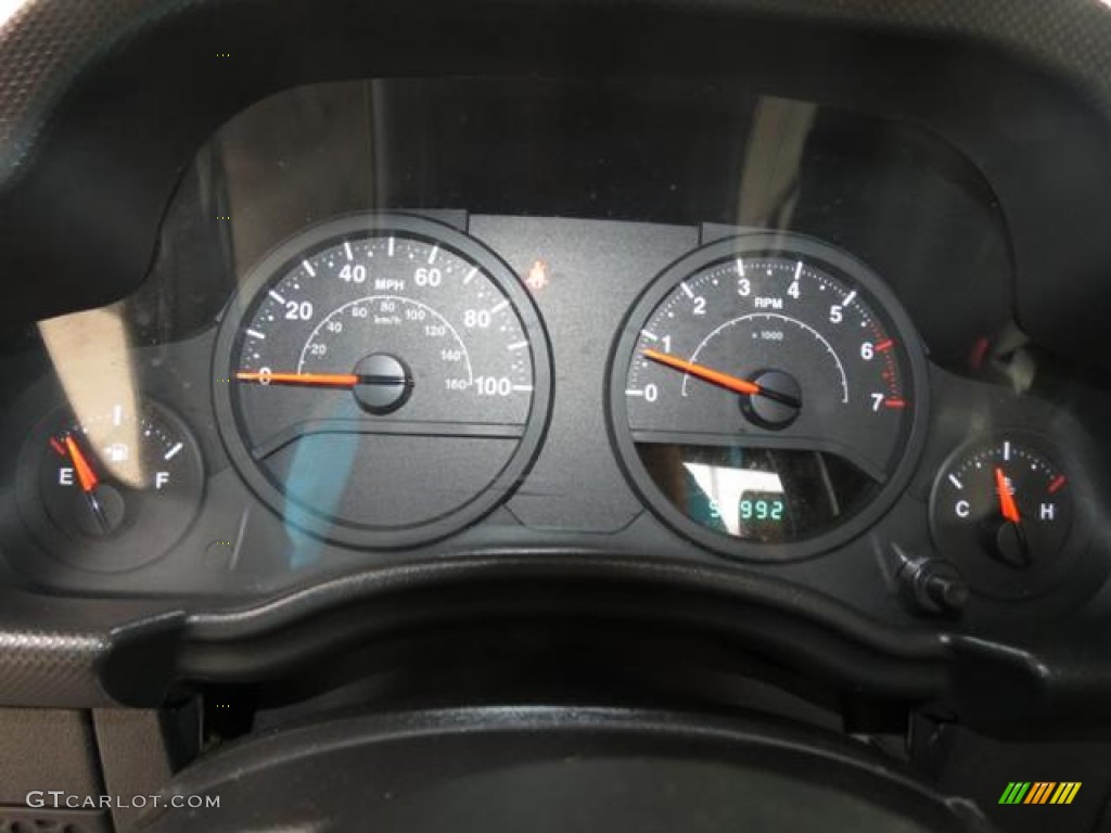 2007 Jeep Wrangler X 4x4 Gauges Photo #79884033