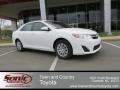 2013 Super White Toyota Camry LE  photo #1