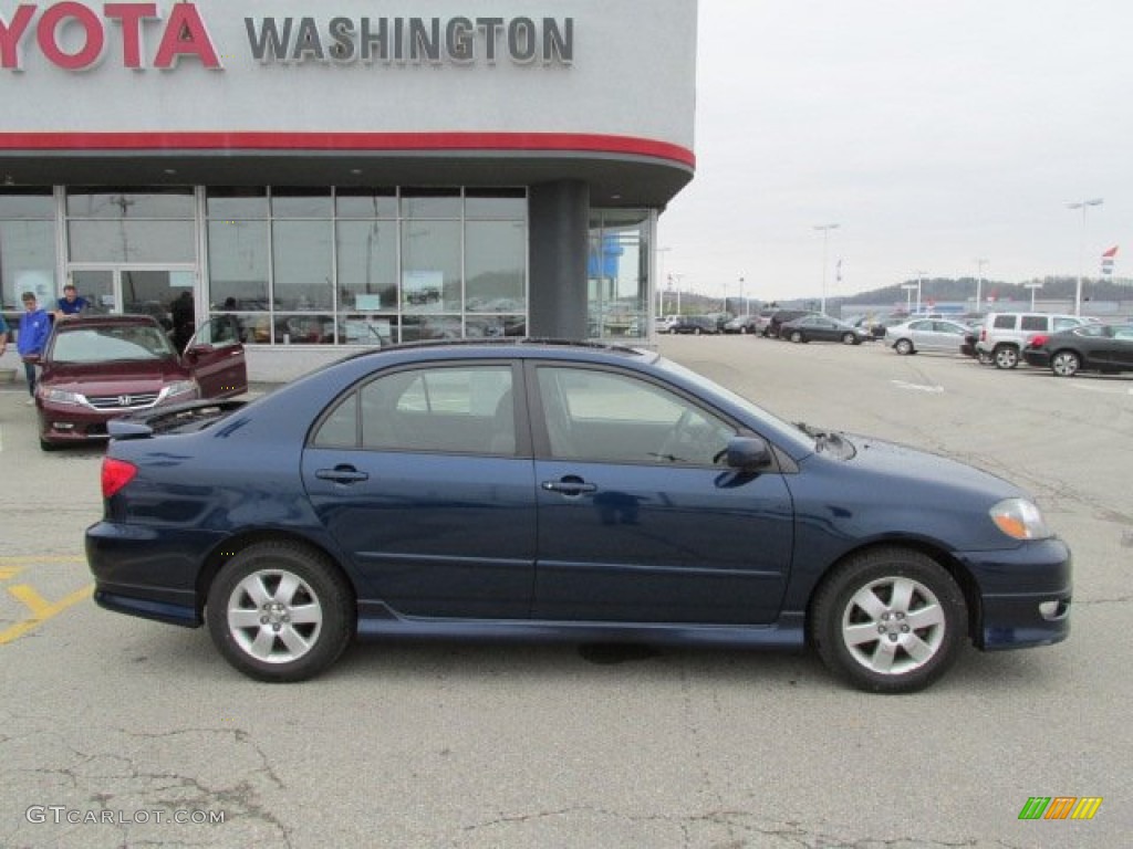 2006 Corolla S - Indigo Ink Pearl / Dark Charcoal photo #2