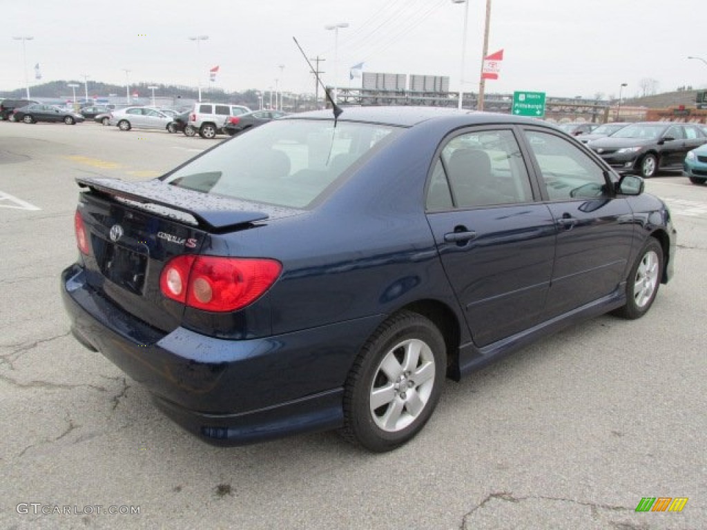 2006 Corolla S - Indigo Ink Pearl / Dark Charcoal photo #9