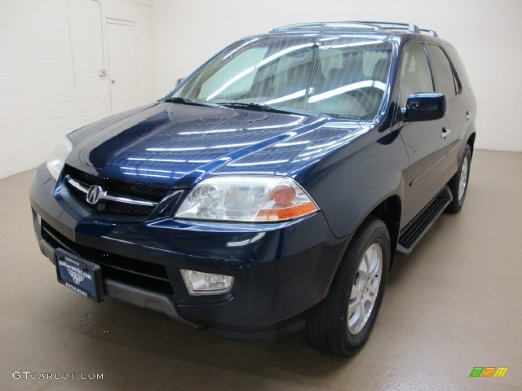 2003 MDX  - Midnight Blue Pearl / Saddle photo #4