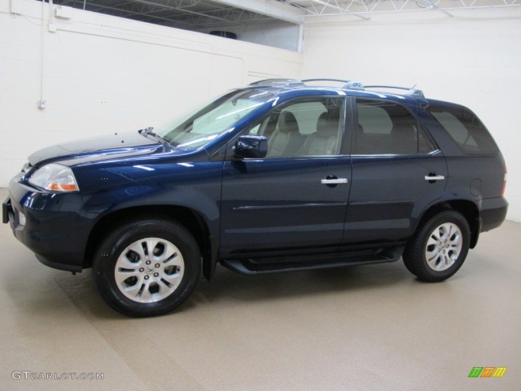Midnight Blue Pearl 2003 Acura MDX Standard MDX Model Exterior Photo #79887306