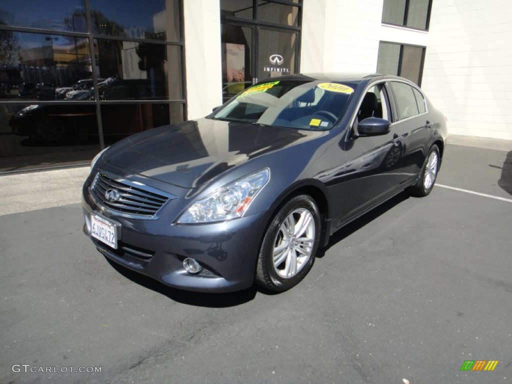 2010 G 37 Journey Sedan - Blue Slate / Graphite photo #1