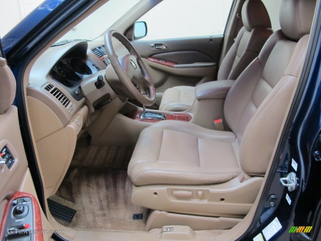 Saddle Interior 2003 Acura MDX Standard MDX Model Photo #79887536