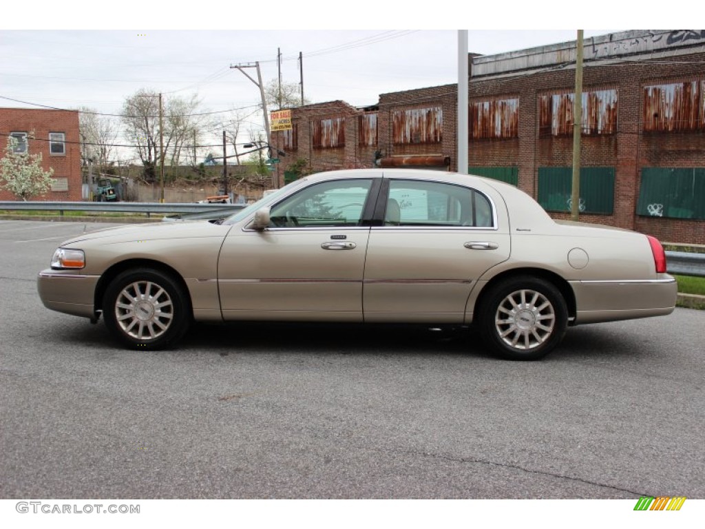 Light French Silk Metallic 2007 Lincoln Town Car Signature Exterior Photo #79887622