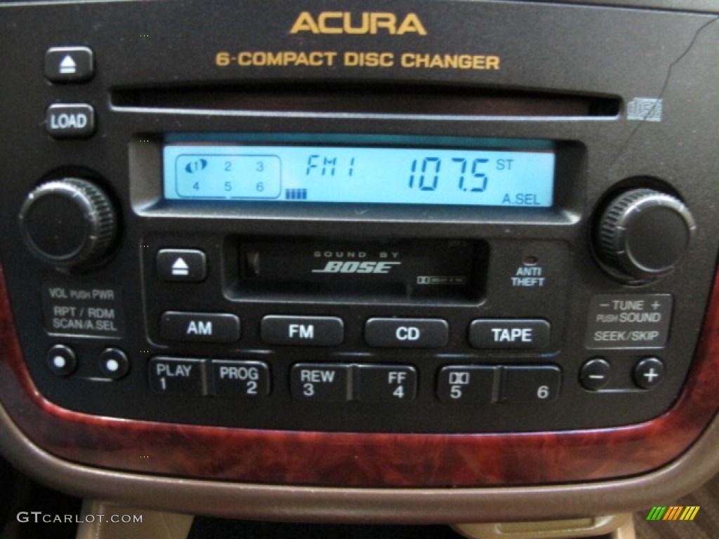2003 Acura MDX Standard MDX Model Audio System Photos