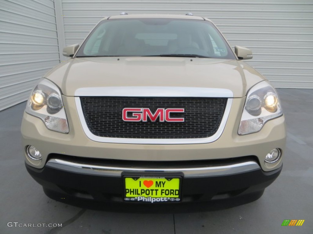 2008 Acadia SLT - Gold Mist Metallic / Light Titanium photo #8