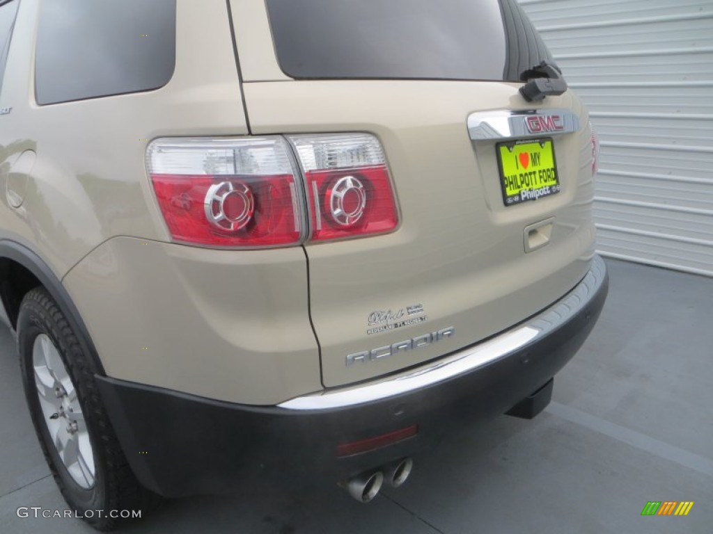 2008 Acadia SLT - Gold Mist Metallic / Light Titanium photo #23