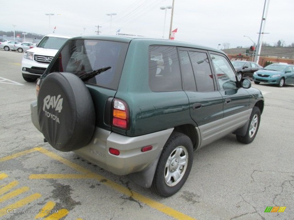 2000 RAV4 4WD - Deep Jewel Green / Gray photo #8