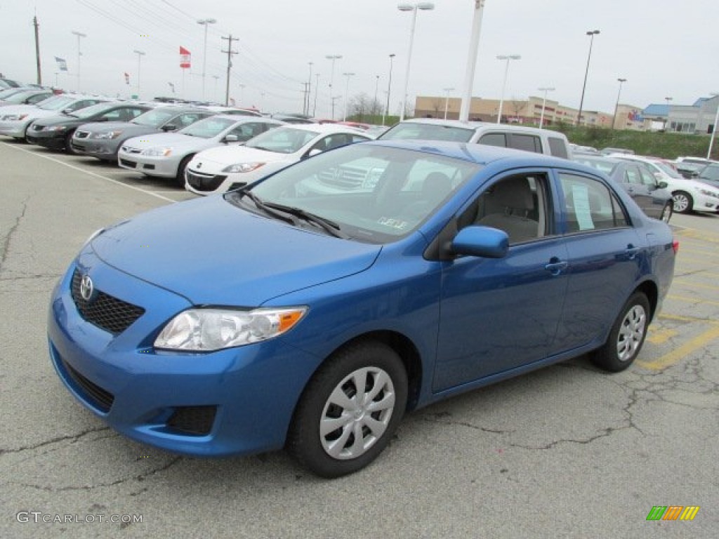 Blue Streak Metallic 2010 Toyota Corolla LE Exterior Photo #79889328
