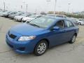 Blue Streak Metallic 2010 Toyota Corolla LE Exterior