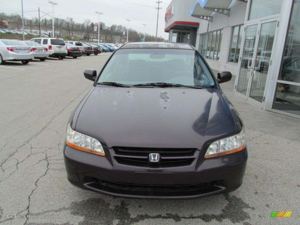 1999 Accord EX Sedan - Black Currant Pearl / Gray photo #3