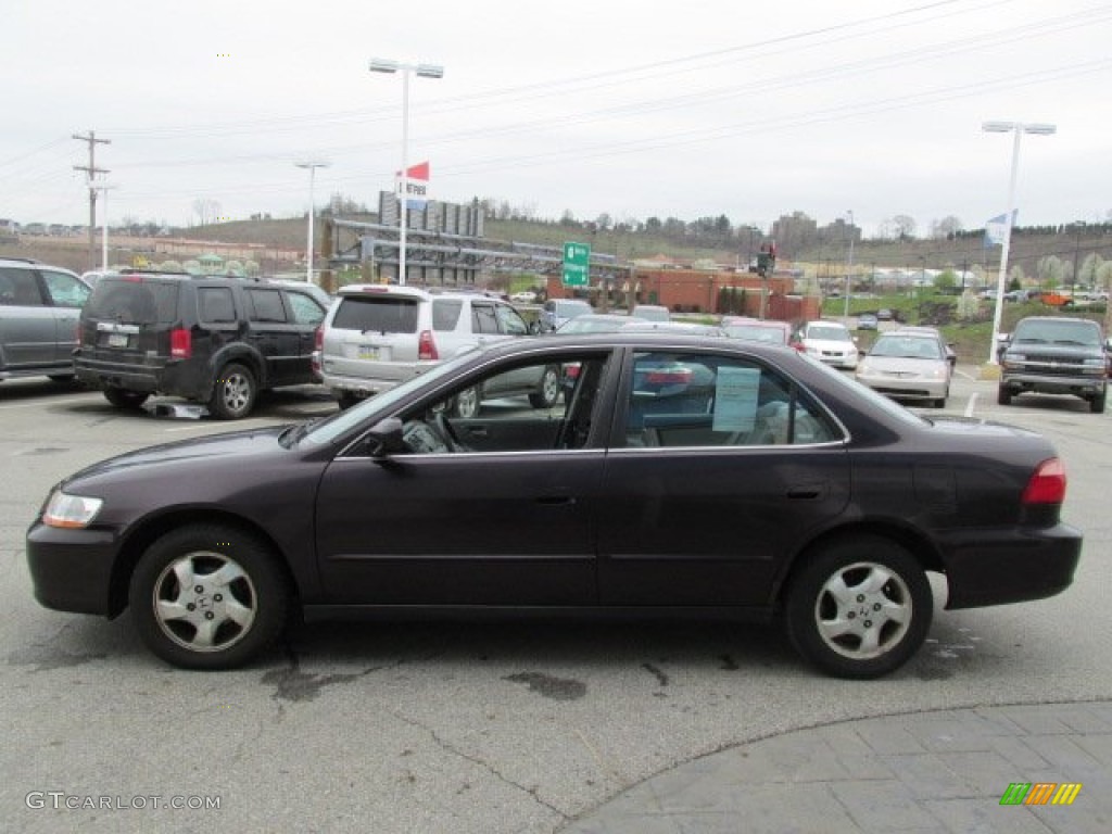 1999 Accord EX Sedan - Black Currant Pearl / Gray photo #5