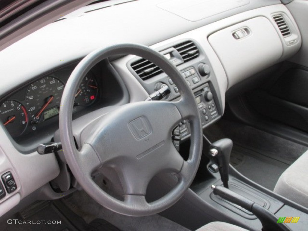 1999 Accord EX Sedan - Black Currant Pearl / Gray photo #12