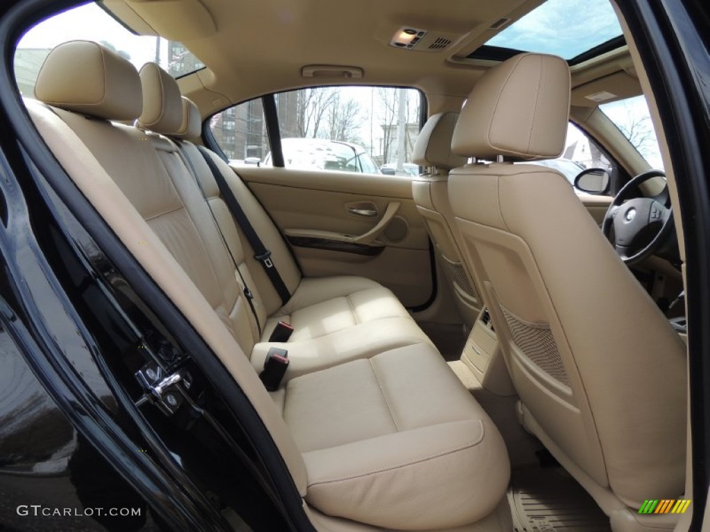 2007 3 Series 335xi Sedan - Jet Black / Beige photo #9
