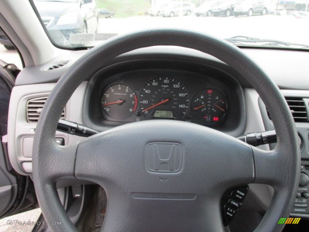 1999 Accord EX Sedan - Black Currant Pearl / Gray photo #17