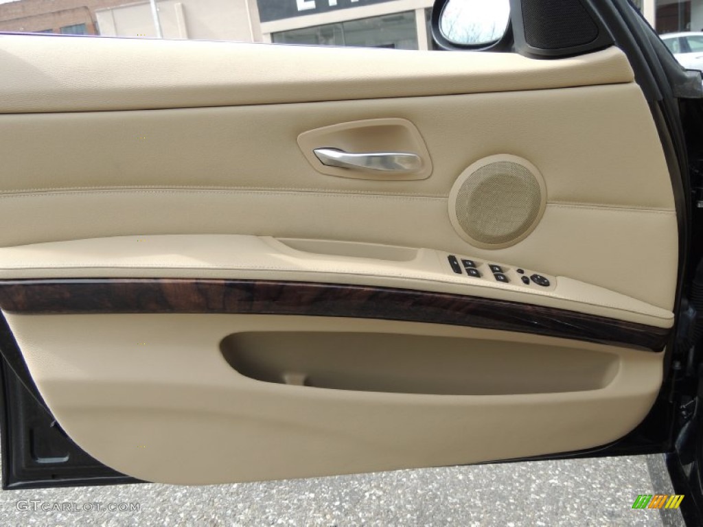 2007 3 Series 335xi Sedan - Jet Black / Beige photo #12