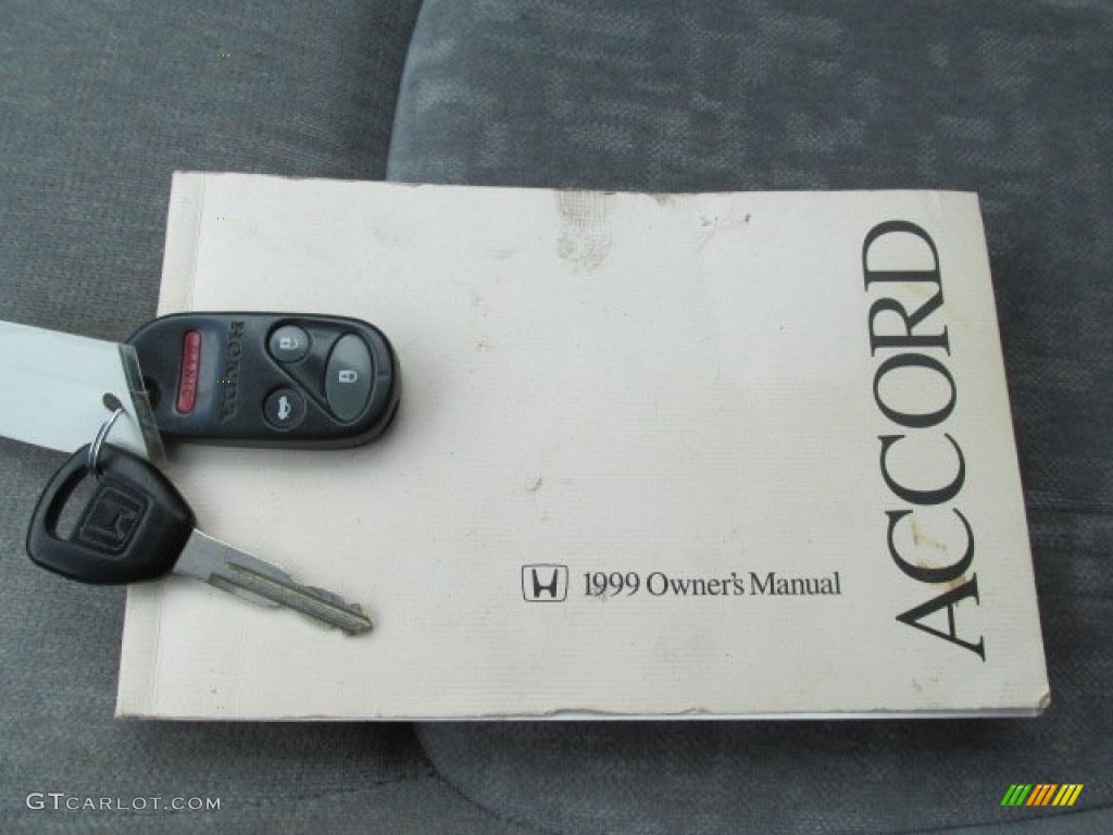 1999 Accord EX Sedan - Black Currant Pearl / Gray photo #18