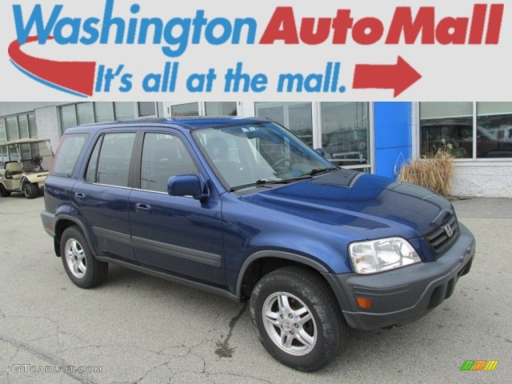 1999 CR-V EX 4WD - Supermarine Blue Pearl / Charcoal photo #1