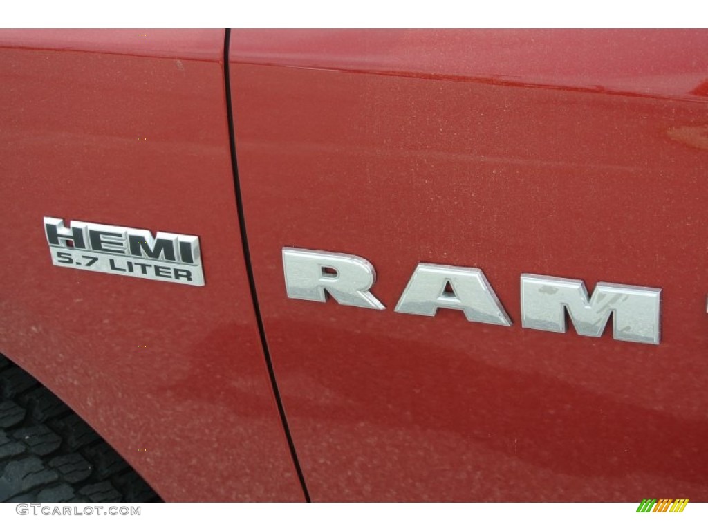 2012 Ram 1500 ST Quad Cab - Deep Molten Red Pearl / Dark Slate Gray/Medium Graystone photo #21