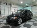 2009 Jet Black BMW 1 Series 128i Coupe  photo #3