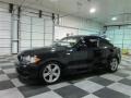 2009 Jet Black BMW 1 Series 128i Coupe  photo #4