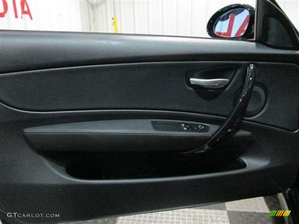 2009 1 Series 128i Coupe - Jet Black / Black photo #9