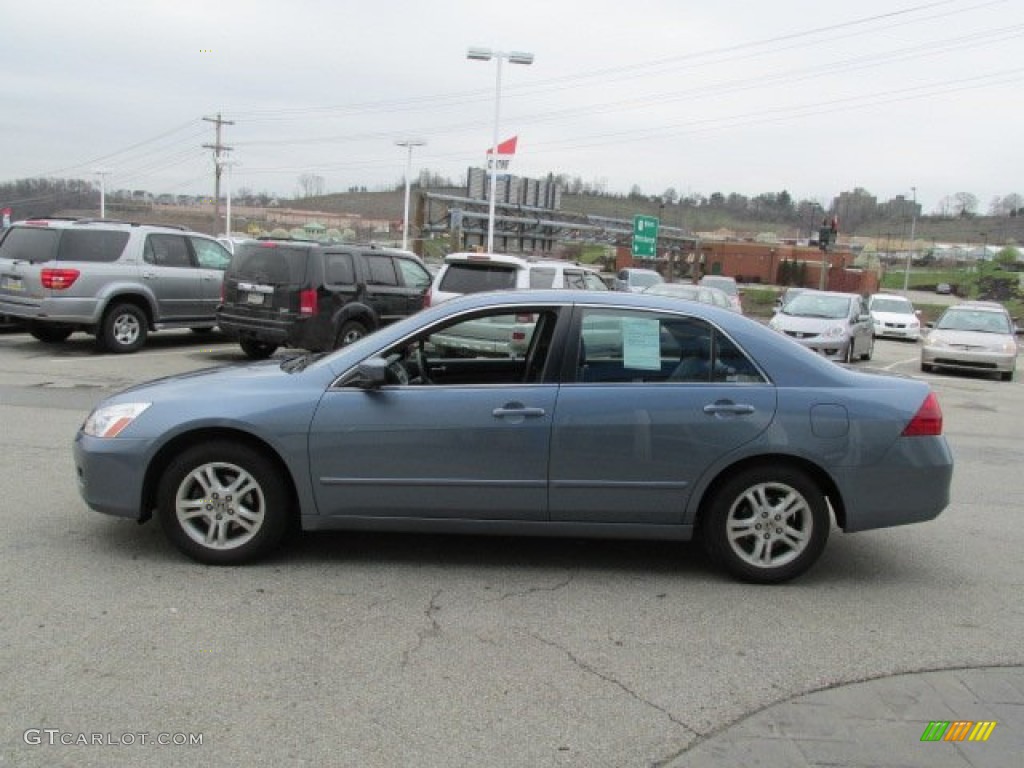 Cool Blue Metallic 2007 Honda Accord SE Sedan Exterior Photo #79891248