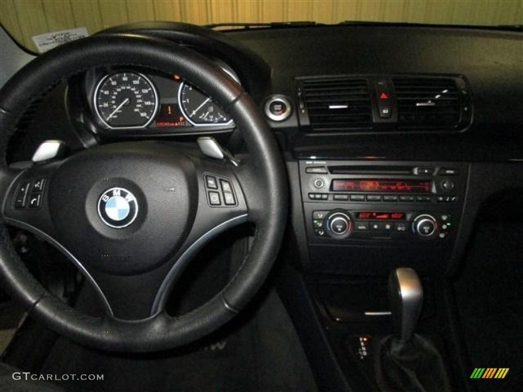 2009 1 Series 128i Coupe - Jet Black / Black photo #13