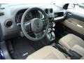 2014 Jeep Compass Dark Slate Gray/Light Pebble Interior Prime Interior Photo