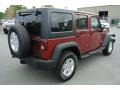 2013 Deep Cherry Red Crystal Pearl Jeep Wrangler Unlimited Sport S 4x4  photo #4
