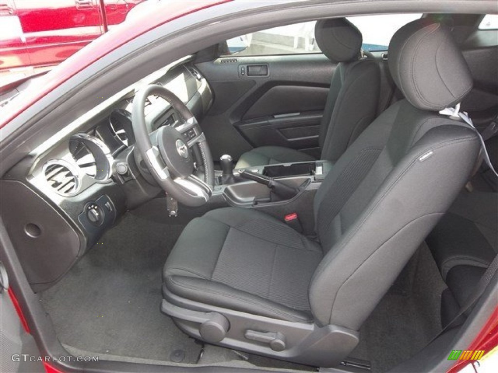 2014 Mustang V6 Coupe - Ruby Red / Charcoal Black photo #14