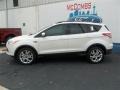 2013 White Platinum Metallic Tri-Coat Ford Escape SE 2.0L EcoBoost  photo #2