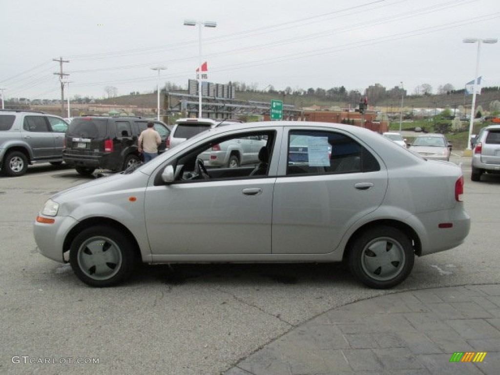 Galaxy Silver Metallic 2004 Chevrolet Aveo Sedan Exterior Photo #79893243