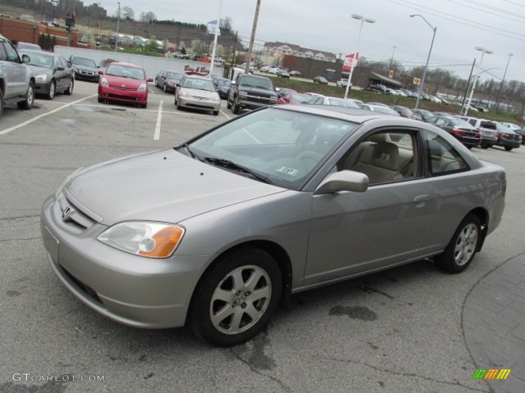 Shoreline Mist Metallic 2003 Honda Civic EX Coupe Exterior Photo #79893660