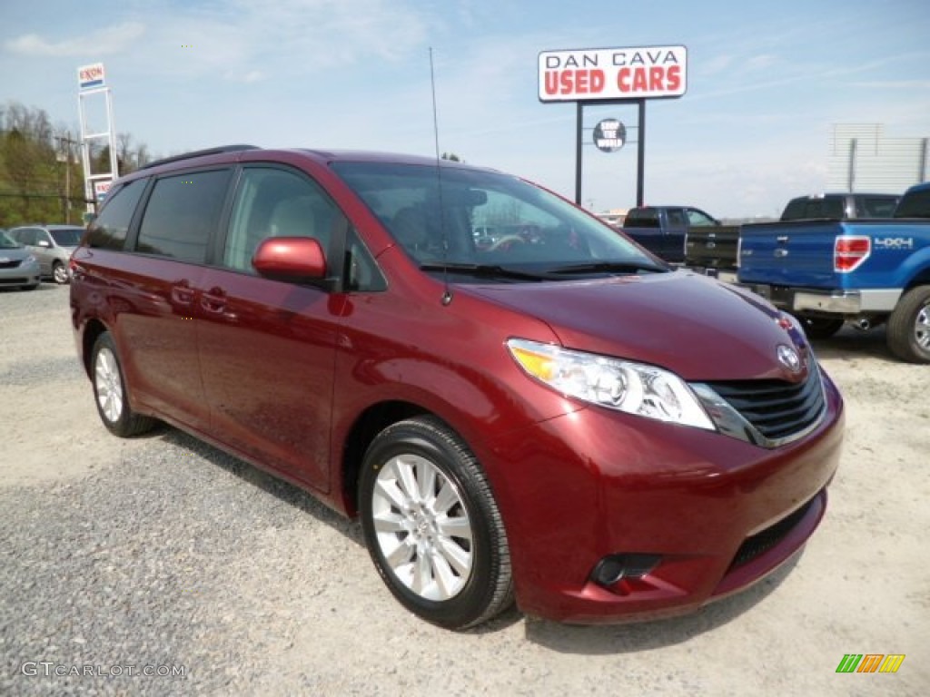 Salsa Red Pearl Toyota Sienna