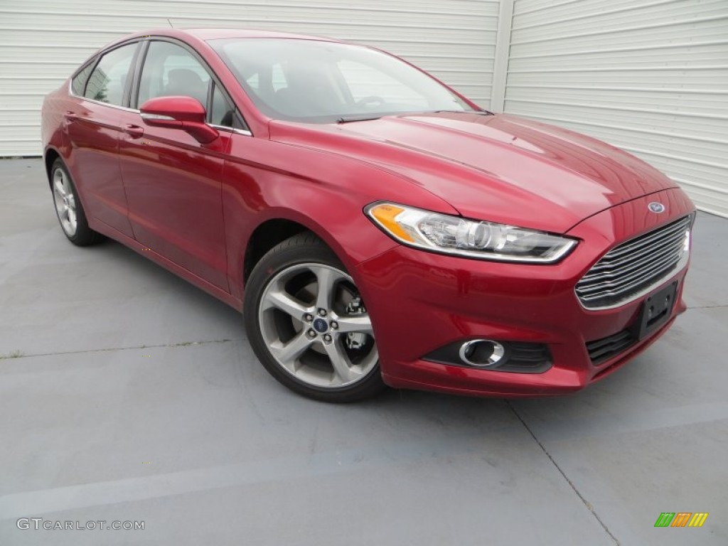 Ruby Red Metallic 2013 Ford Fusion SE 1.6 EcoBoost Exterior Photo #79897420
