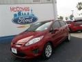 2013 Ruby Red Ford Fiesta SE Hatchback  photo #2