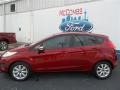 2013 Ruby Red Ford Fiesta SE Hatchback  photo #3