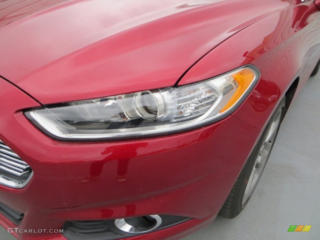 2013 Fusion SE 1.6 EcoBoost - Ruby Red Metallic / Charcoal Black photo #9