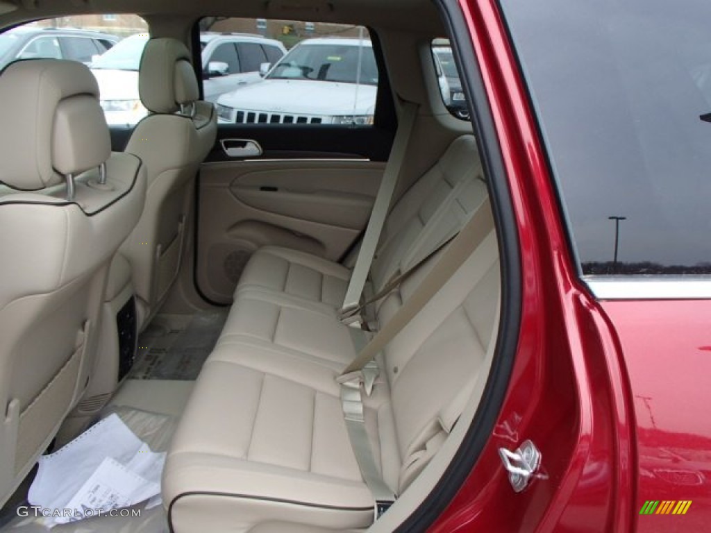 2014 Jeep Grand Cherokee Overland 4x4 Rear Seat Photo #79898043