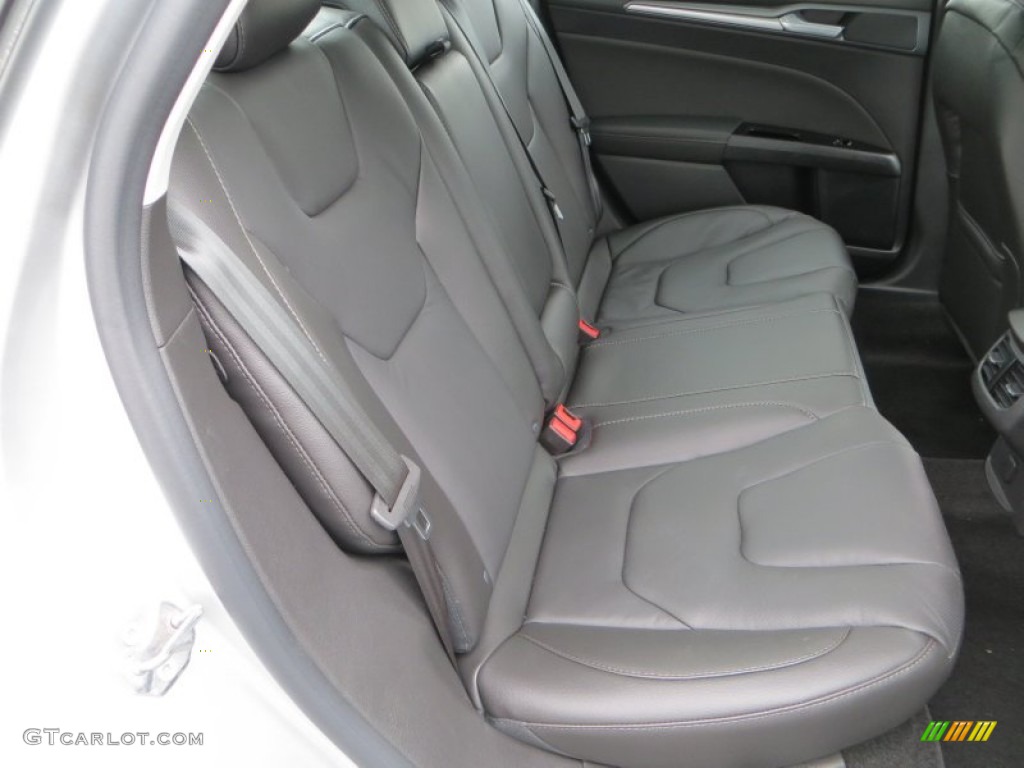 2013 Ford Fusion Titanium Rear Seat Photos