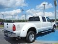 2012 Oxford White Ford F350 Super Duty Lariat Crew Cab 4x4 Dually  photo #3