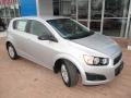 2013 Silver Ice Metallic Chevrolet Sonic LT Hatch  photo #12