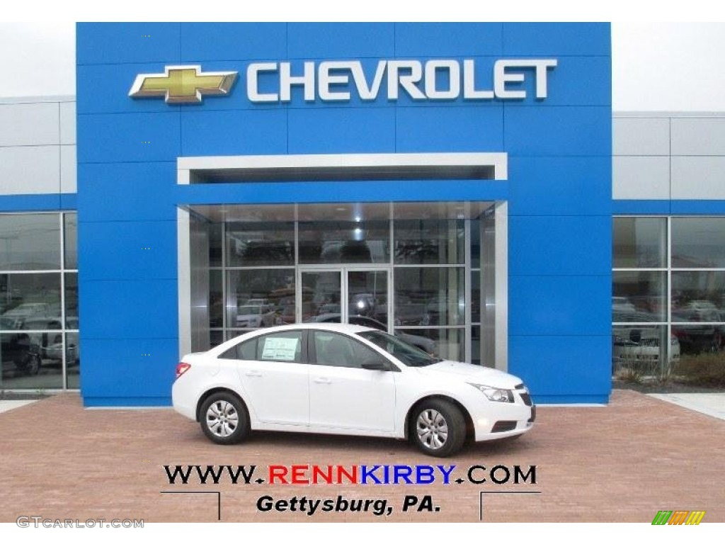 2013 Cruze LS - Summit White / Jet Black/Medium Titanium photo #1