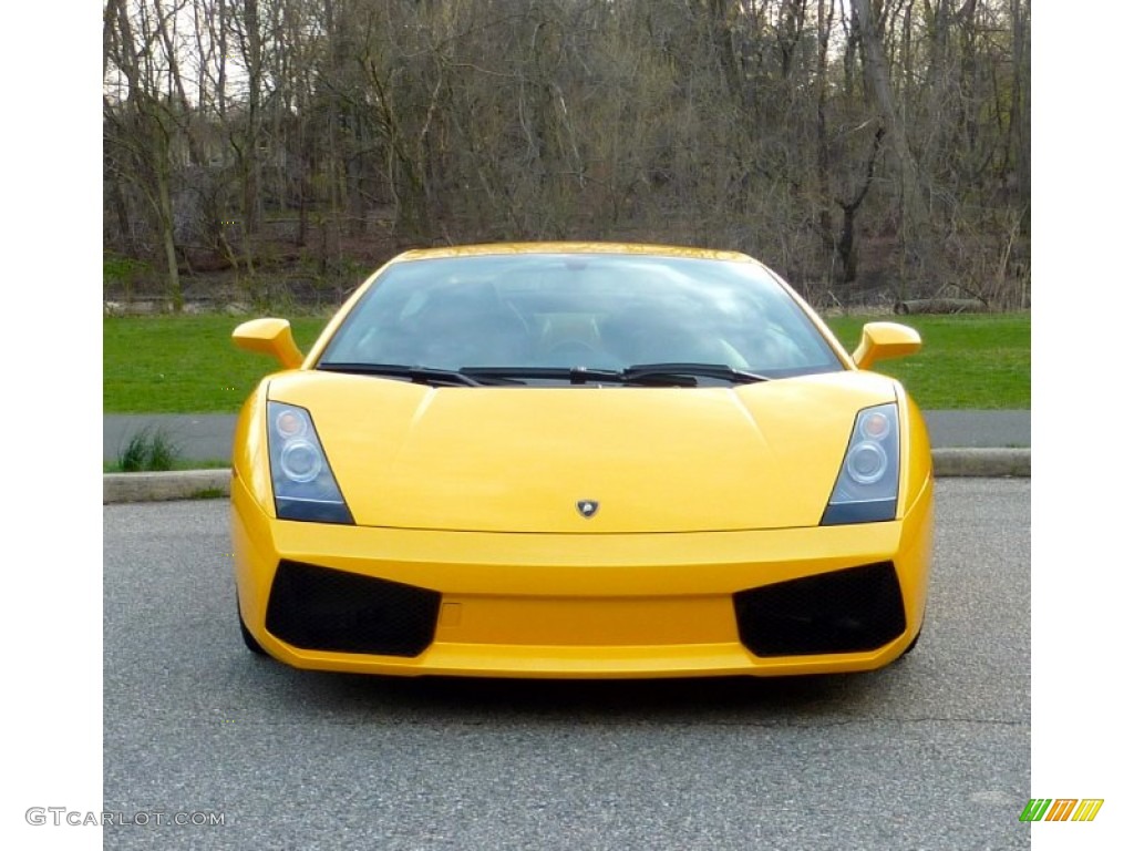 Giallo Midas (Yellow) 2004 Lamborghini Gallardo Coupe E-Gear Exterior Photo #79899158