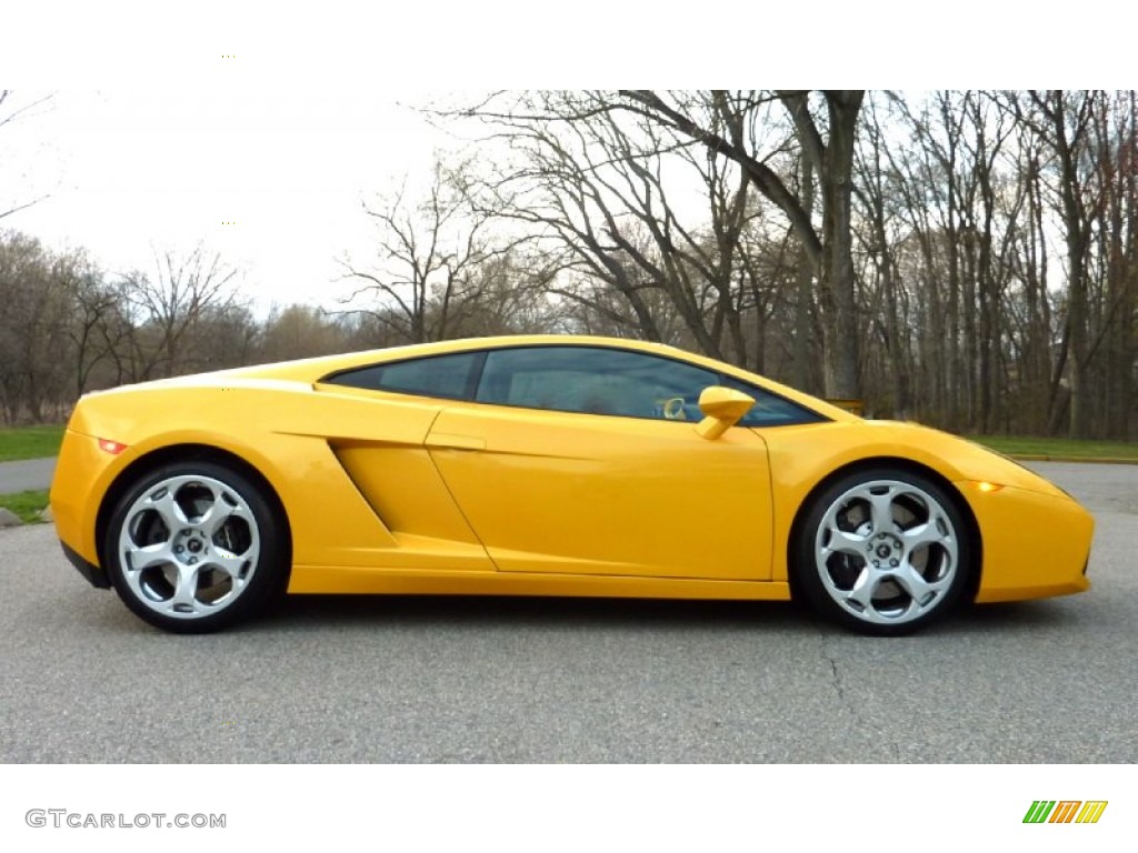 Giallo Midas (Yellow) 2004 Lamborghini Gallardo Coupe E-Gear Exterior Photo #79899205