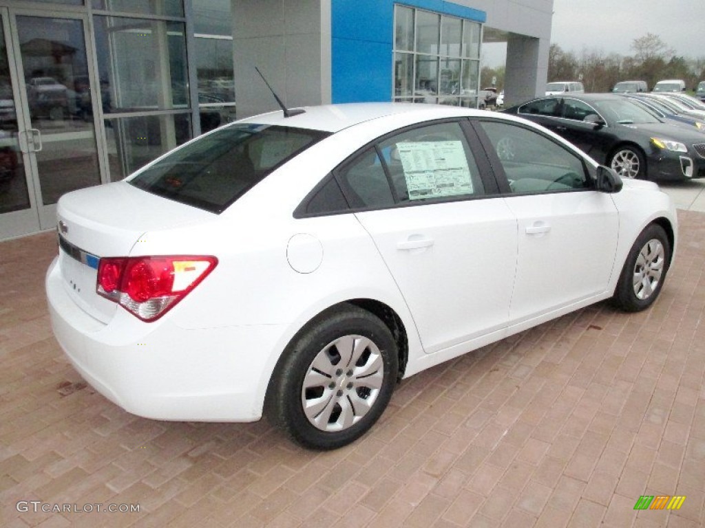 2013 Cruze LS - Summit White / Jet Black/Medium Titanium photo #11