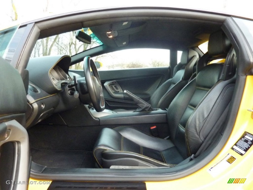 Nero Perseus Interior 2004 Lamborghini Gallardo Coupe E-Gear Photo #79899332