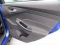 Charcoal Black 2013 Ford Focus Titanium Hatchback Door Panel